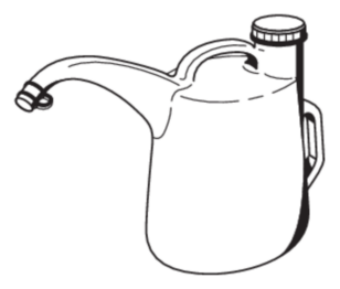 Ölkanne 10 Liter ölbeständigem Kunststoff Verschlusskappe – Kaminladen